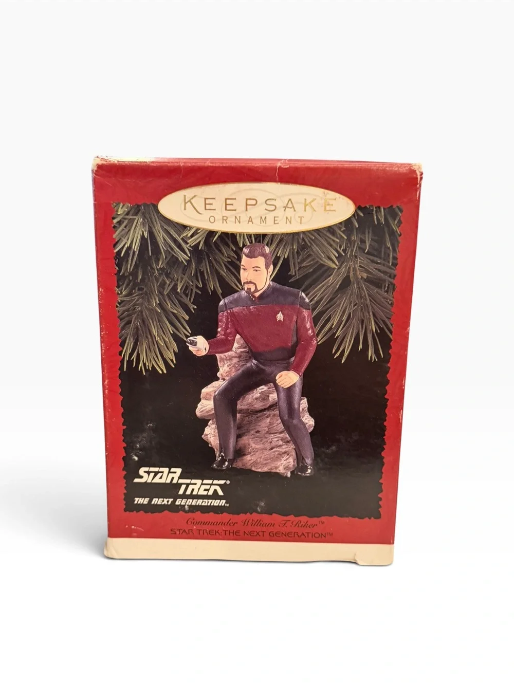 Hallmark Keepsake Star Trek Commander William T Riker Ornament 1996 Number One